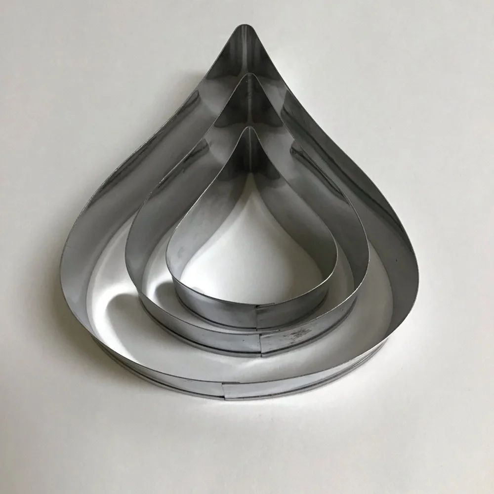 Hershey’s Kisses Cookie Cutter 3-PC NESTING SET Hershey's Brand Teardrop Crafts